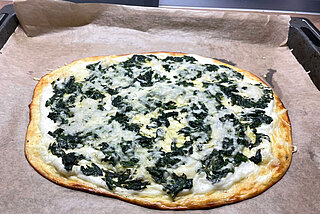 Rezept: Low Carb Flammkuchen Teig