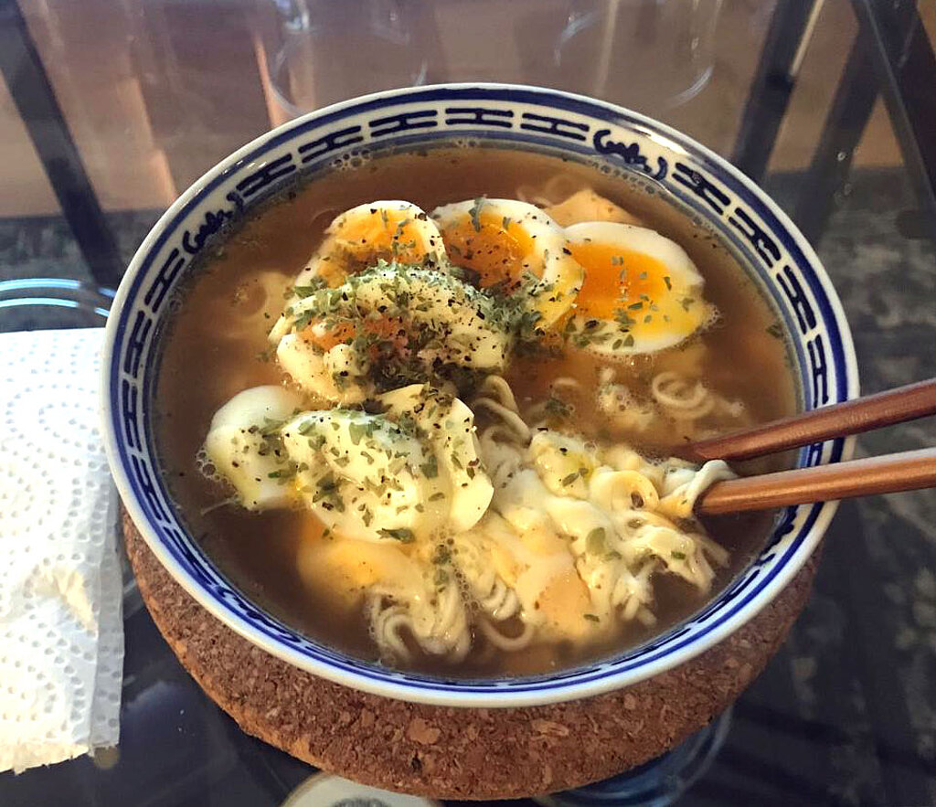 Rezept: Instant Ramen mit Kneibel-Ei