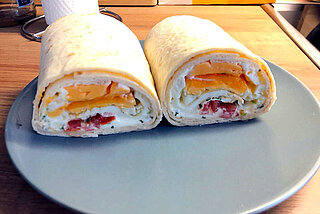 Rezept: Spiegelei-Wrap