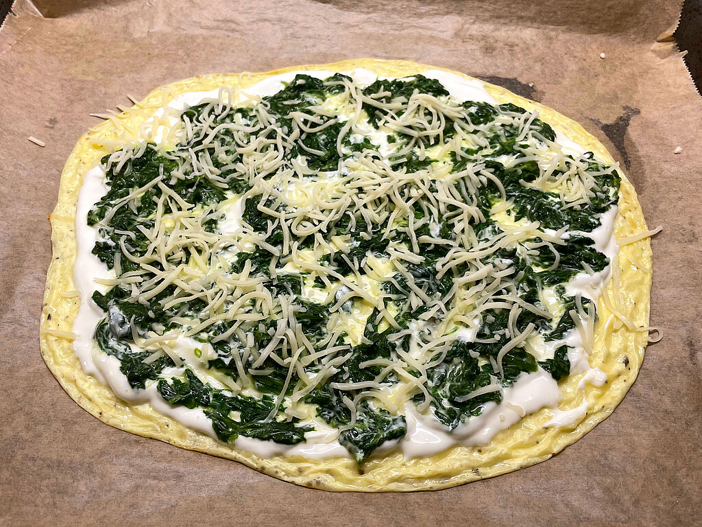 Low Carb Flammkuchen Teig