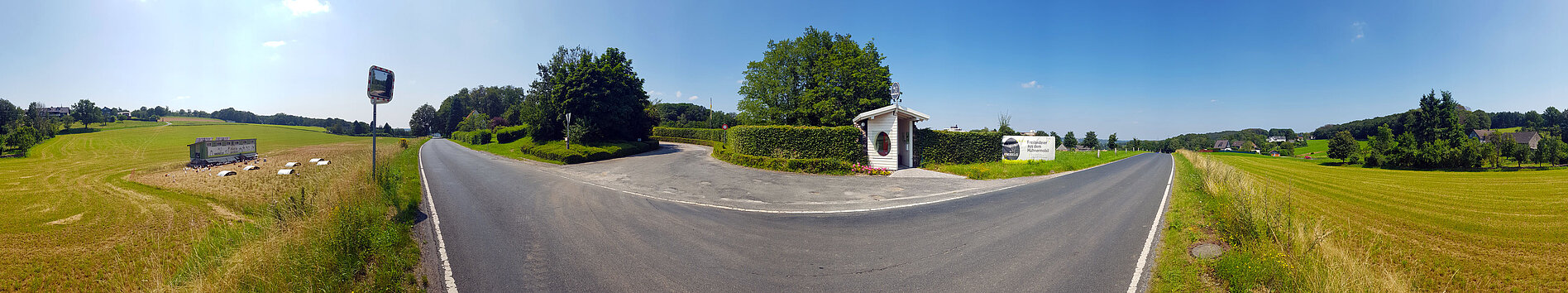 Eierautomat am Salzweg Panorama